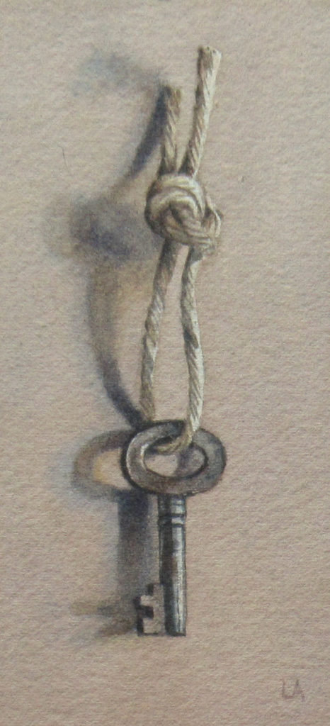 Knot and key 12.5 x 5.75