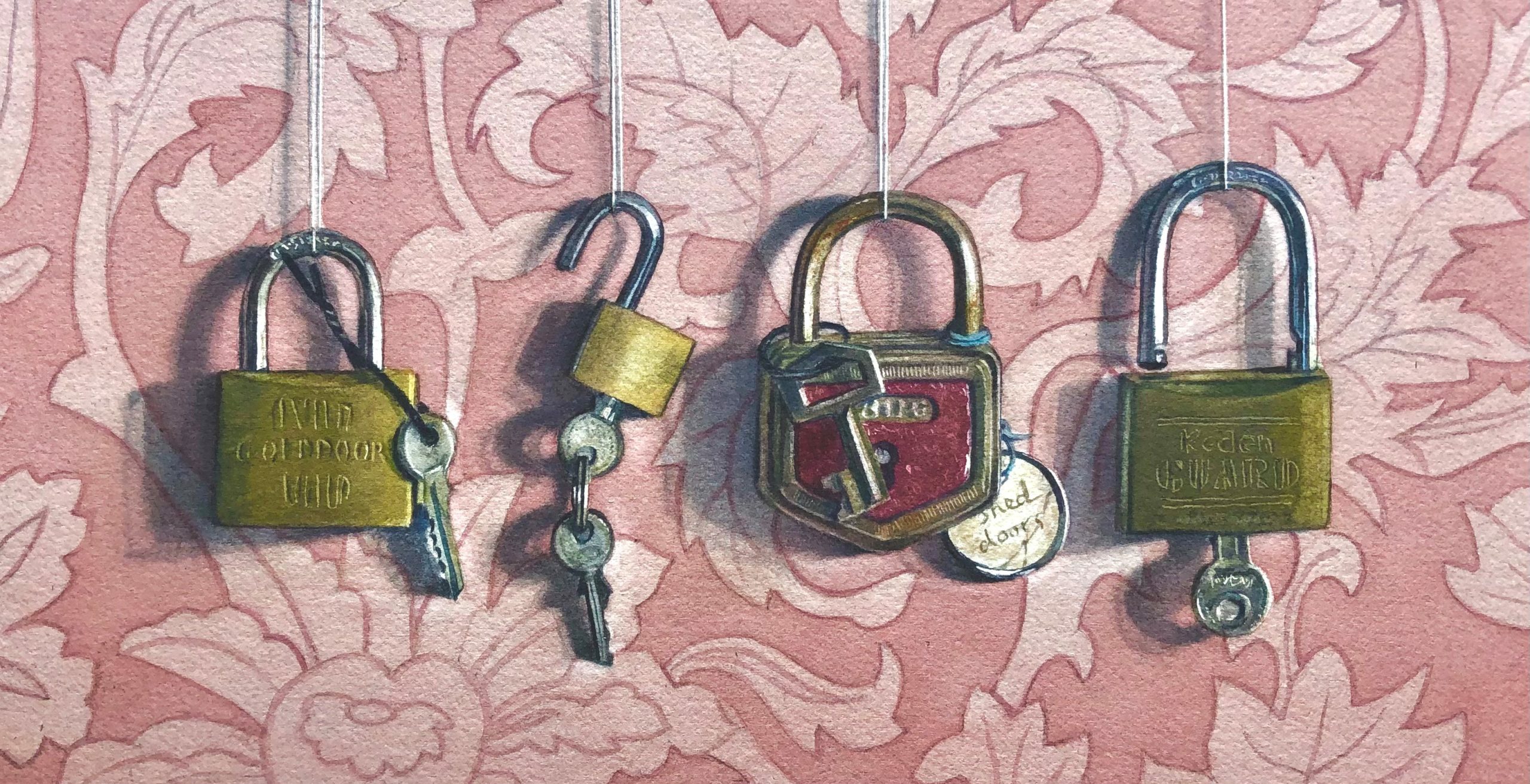 Lock, unlock 17 x 33cm
