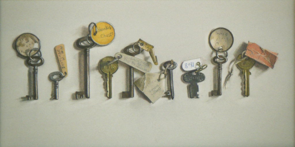 Nine keys 17 x 33cm 