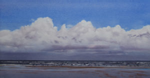 Out to sea 28 x 55cm