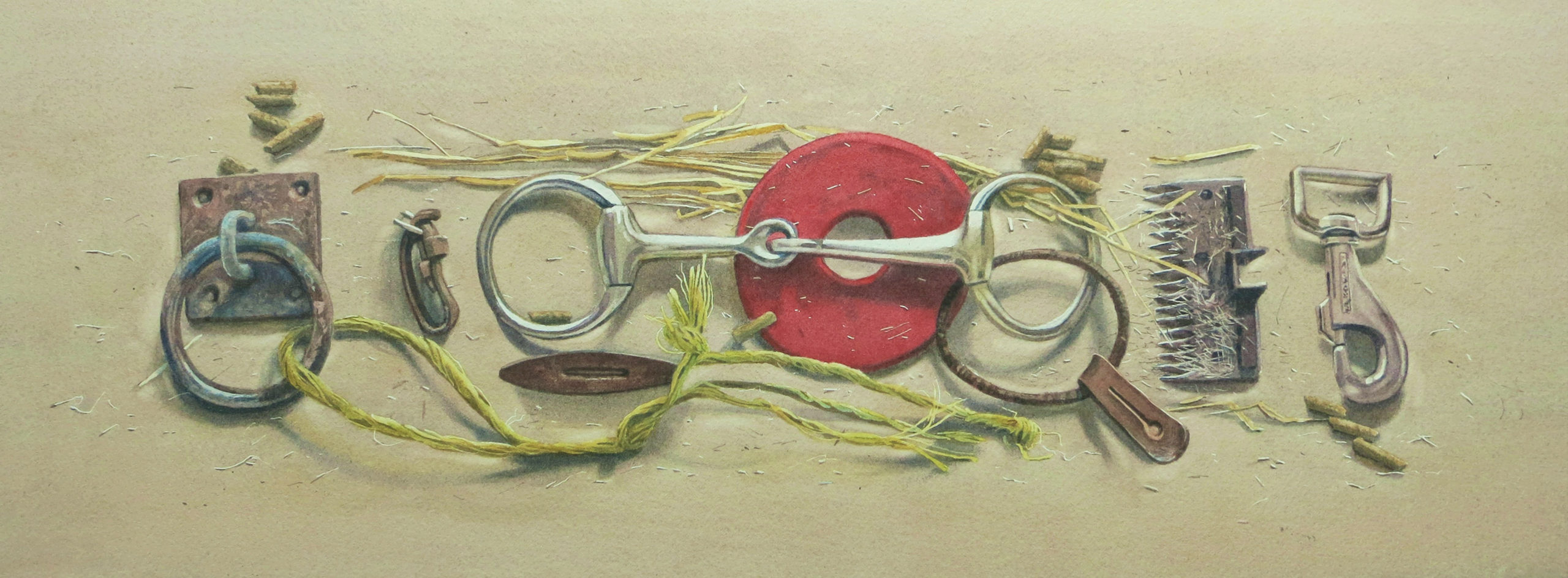 Stable life 21 x 58cm