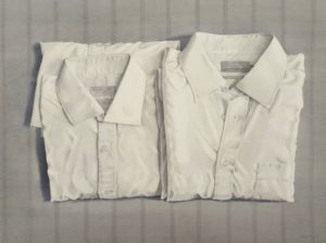 Two old shirts 40 x 52cm