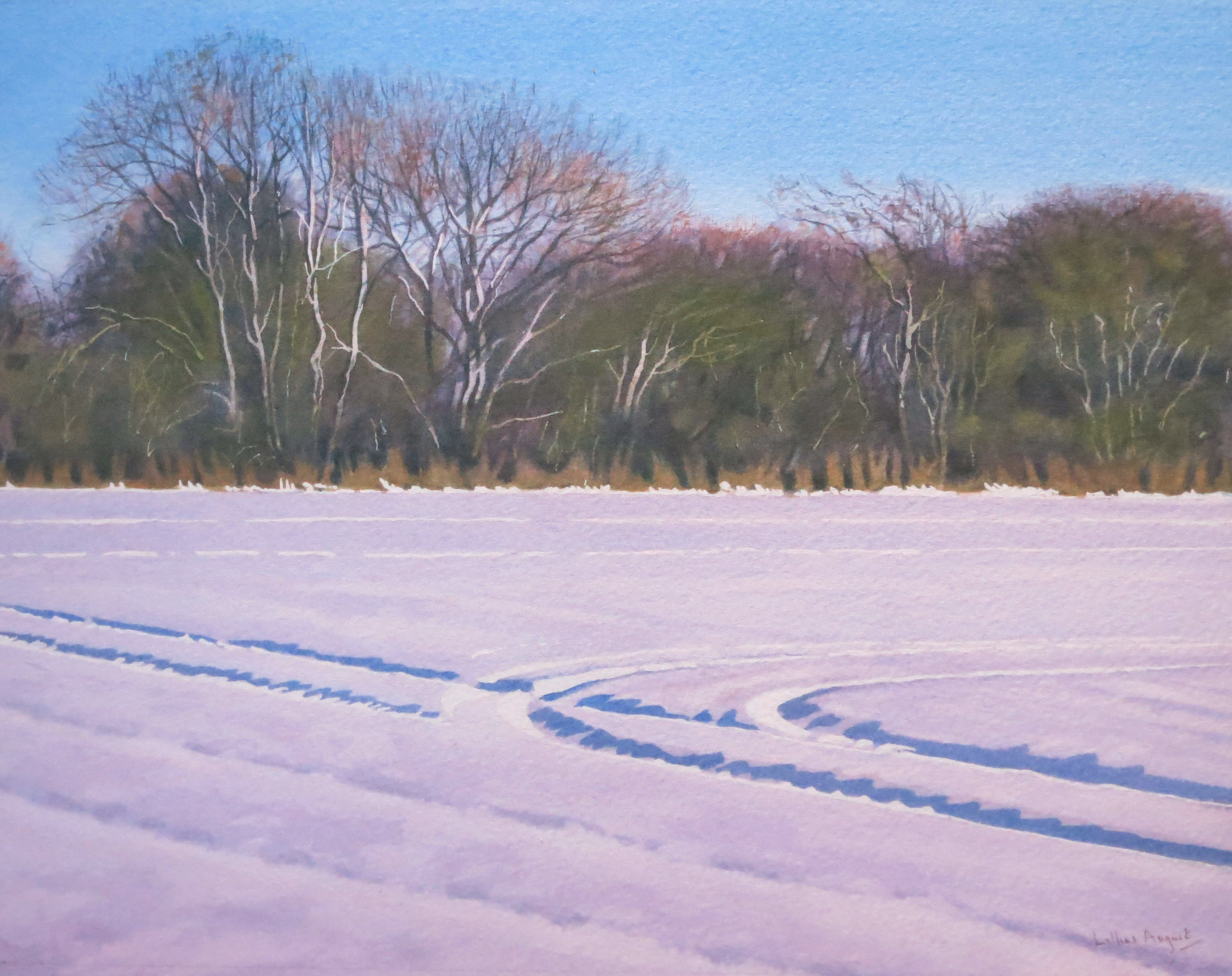Winter birch - 23 x 29cm